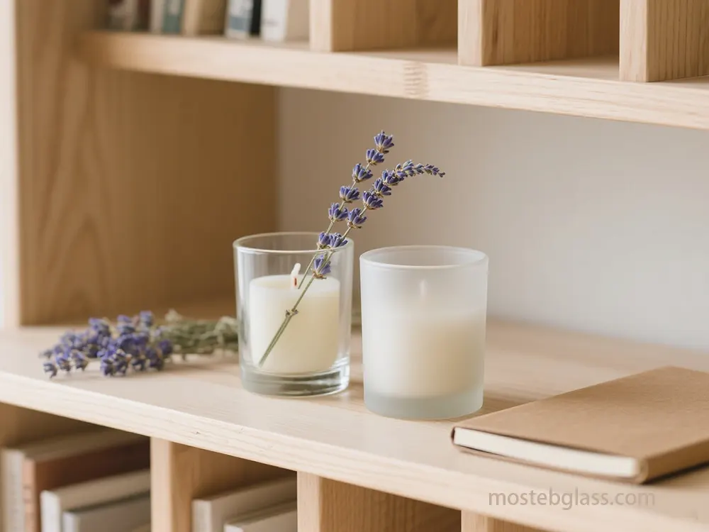 bulk glass candle jars