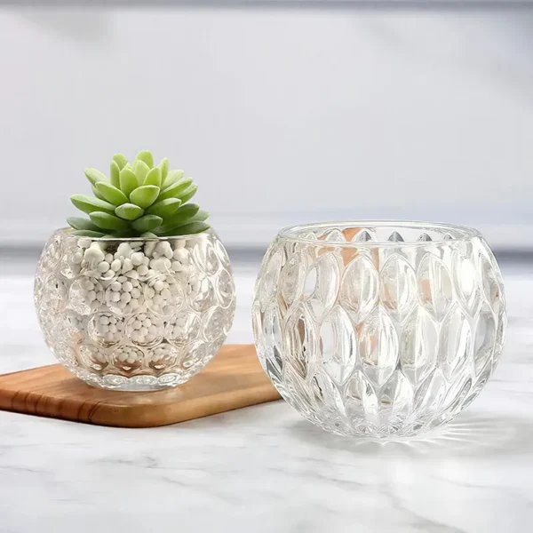 round candle jar