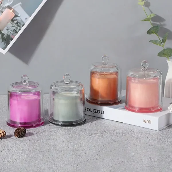candle jars with covers