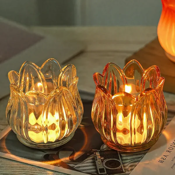 cut glass candle jars