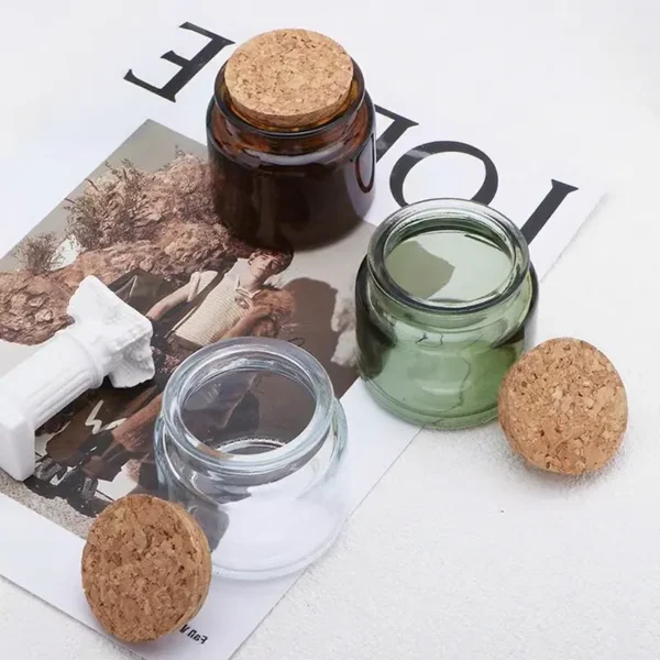 amber candle jars