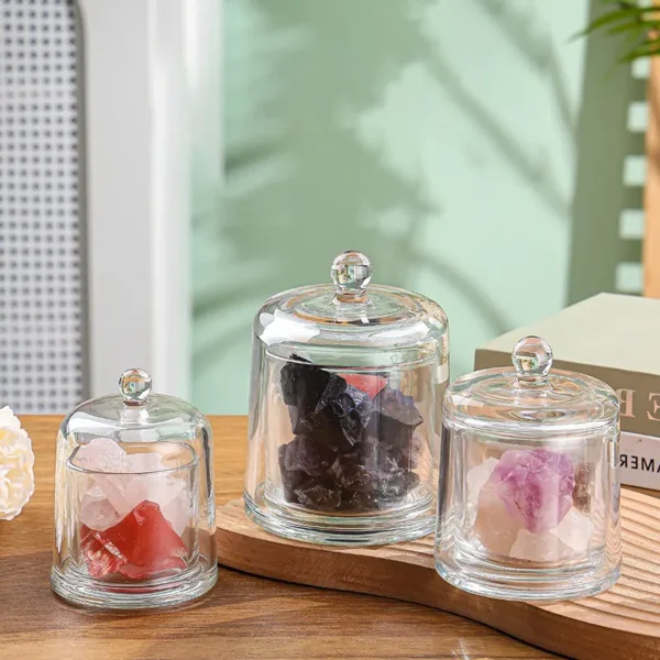 empty candle jars with lids, clear glass candle jars wholesale