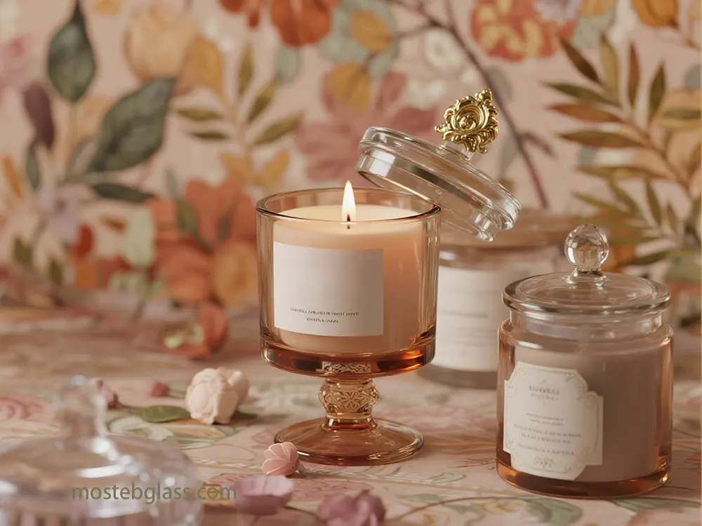 glass candle jars wholesale