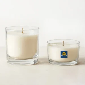 velké skleněné svícny