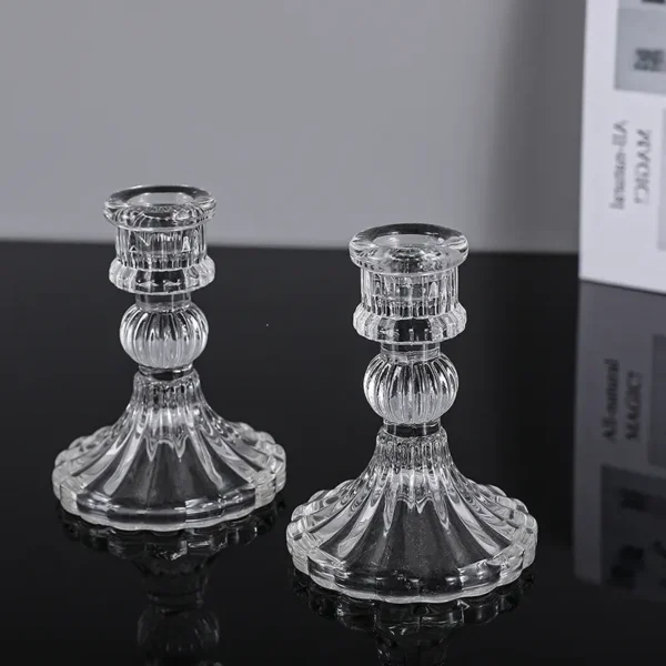 empty candle glass jars