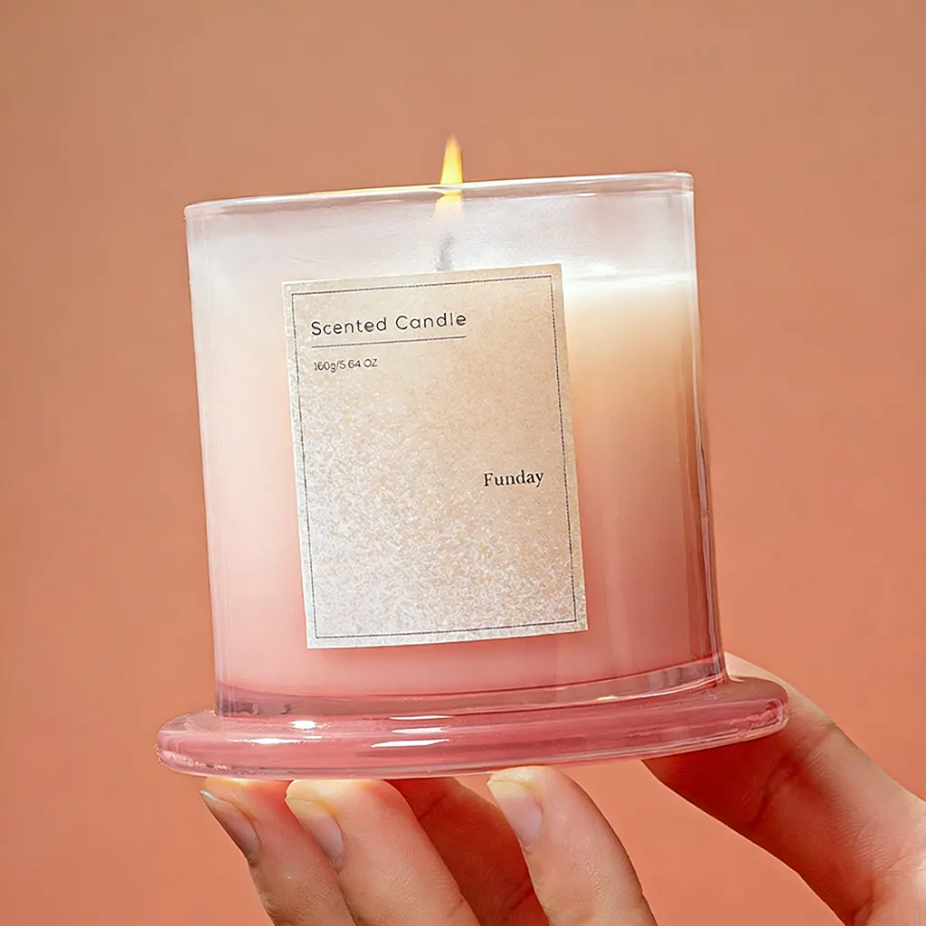 유리 종 모양 촛대 상세 정보