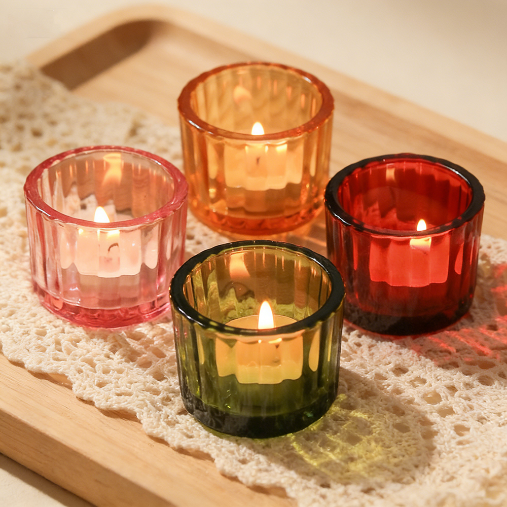 recycled glass candle jars