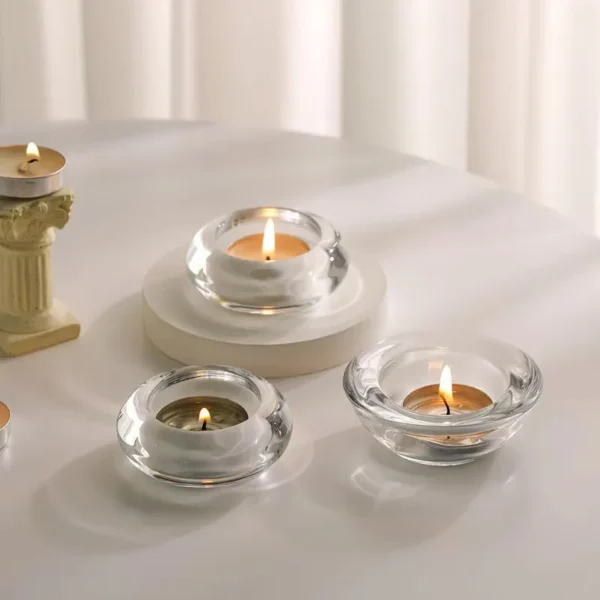 round votive candle holders