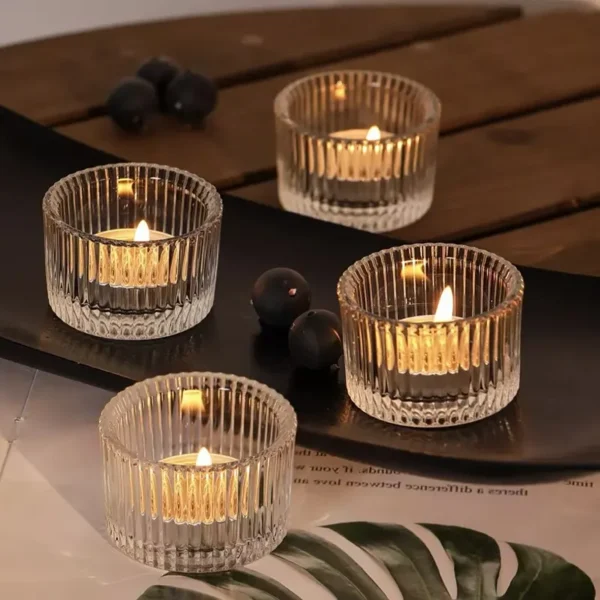 crystal candle jars