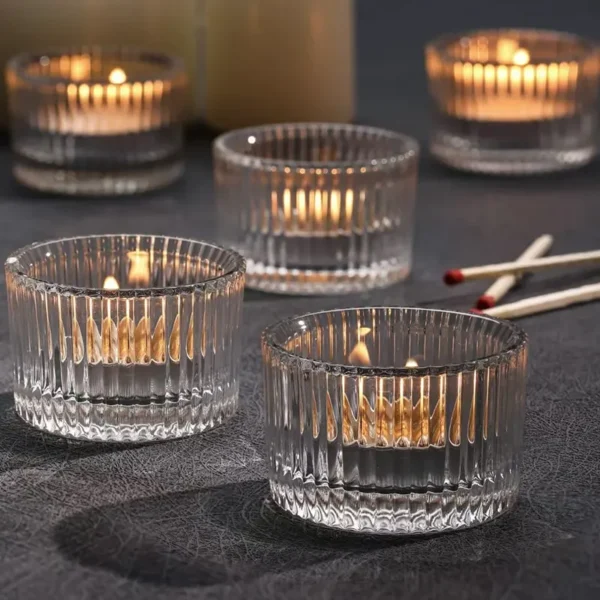 crystal candle jars