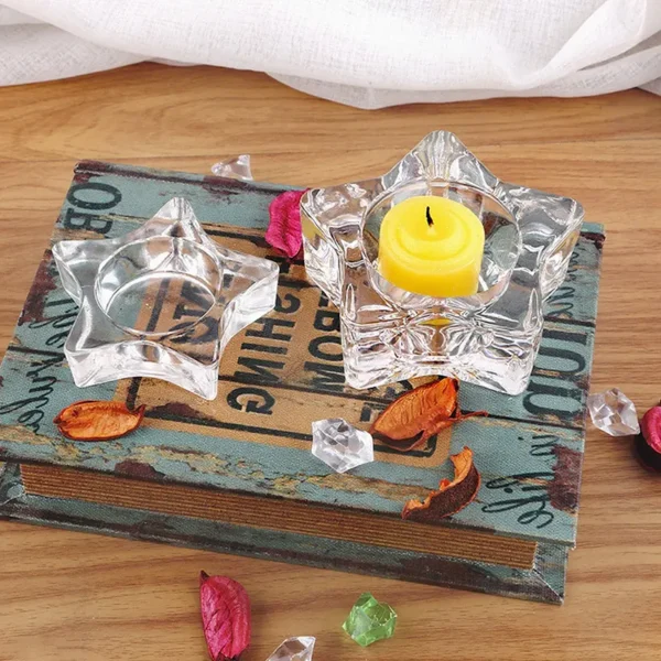 star shaped candle holder
