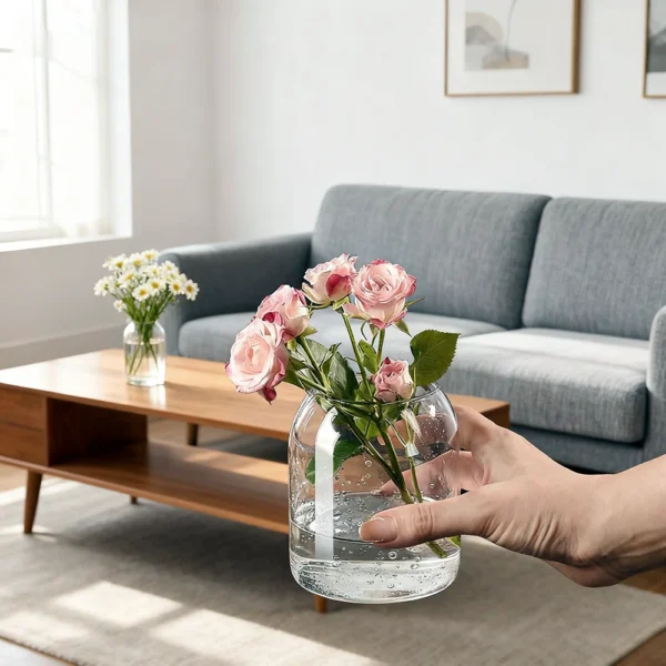 clear vases