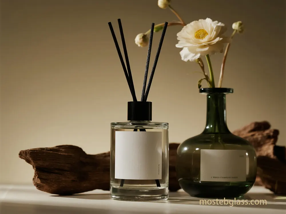 decorative glass bottles