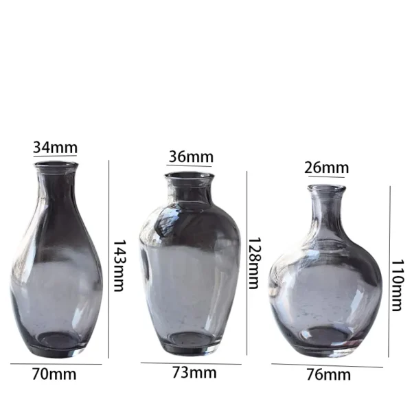 flower vase in glass