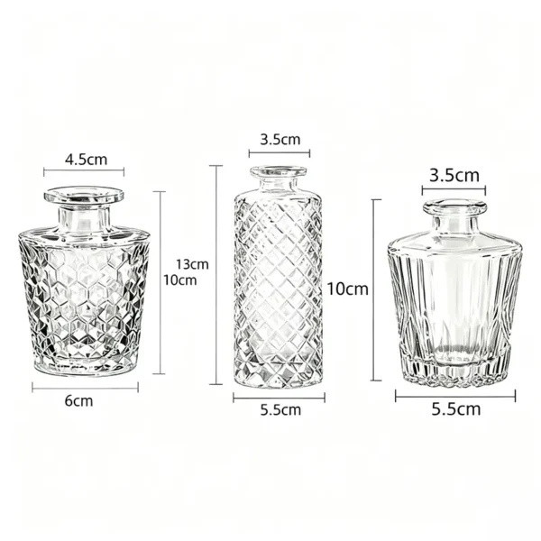 glass bud vases