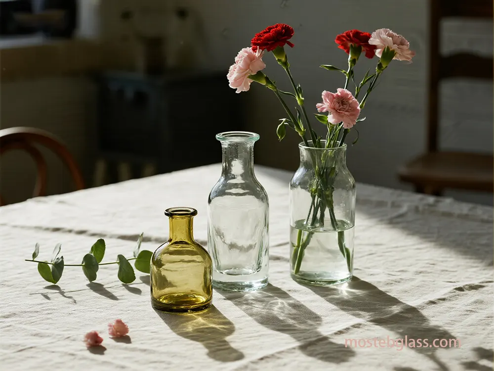 glass clear ornaments