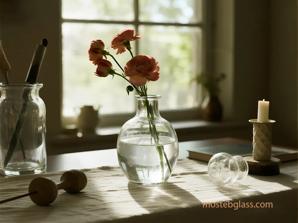 glass decor vase