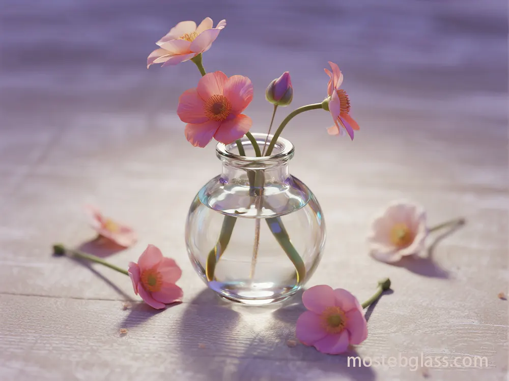 glass flower vase