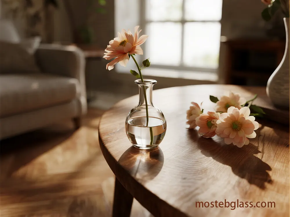 glass flower vase