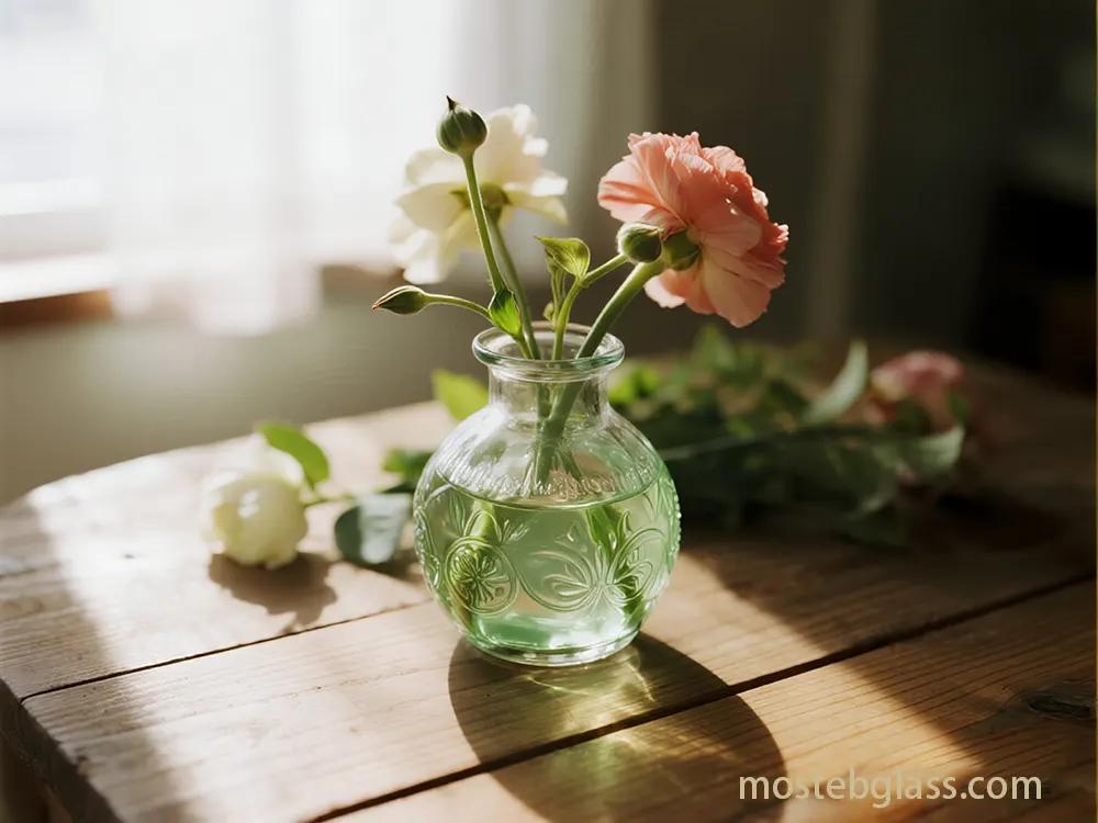 glass flower vase