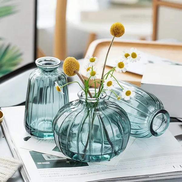 glass vase, table vase