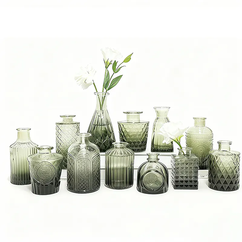 glass vintage vases