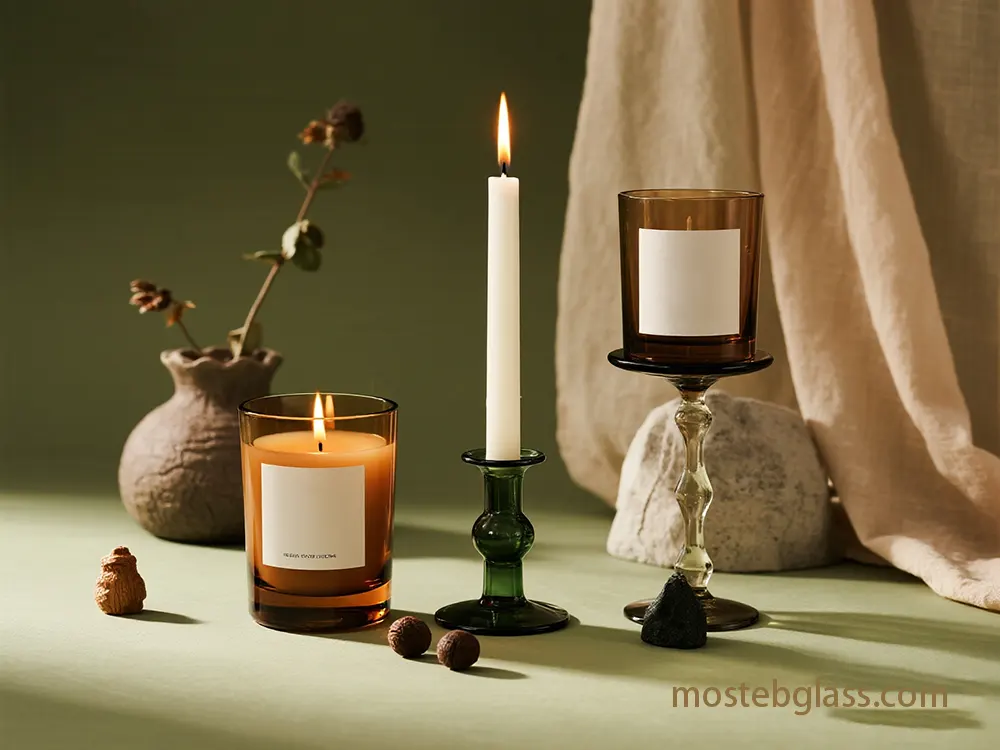 large candle holders