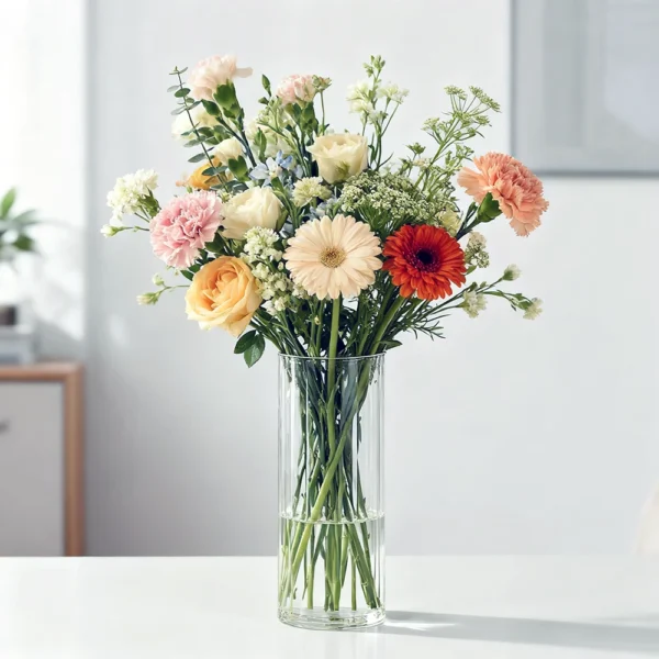 large flower vase