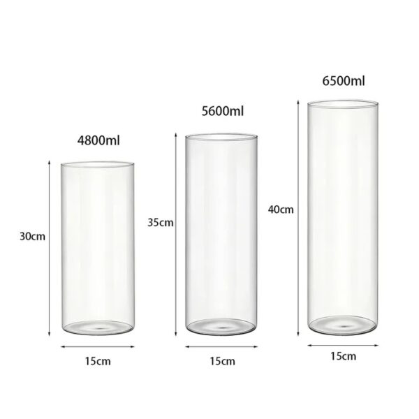 large glass vase