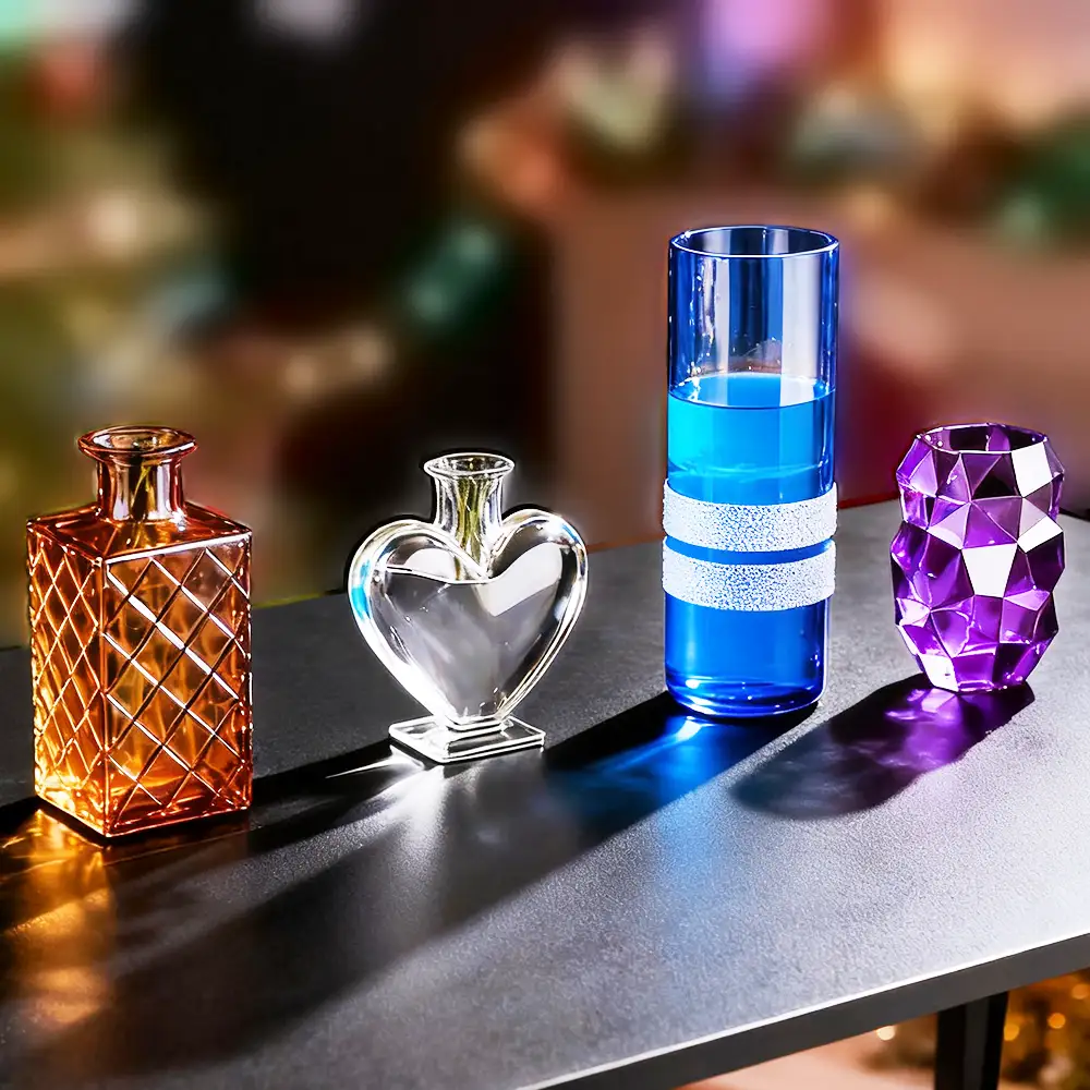 mosteb glass flower vases