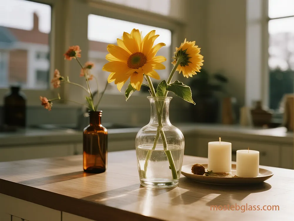 decorative glass vases