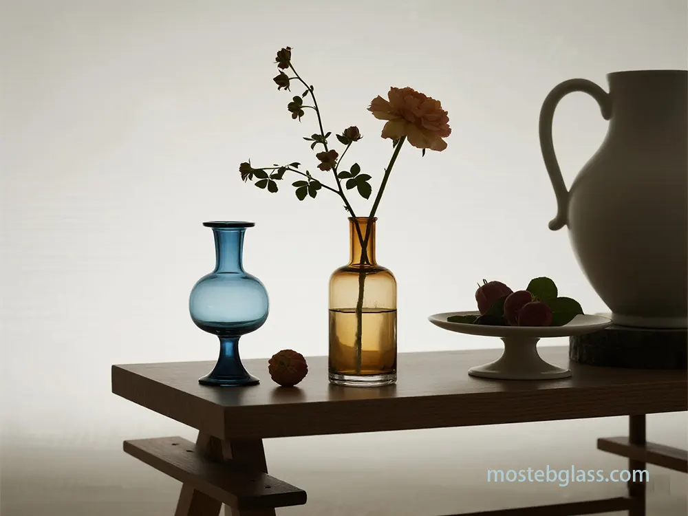 decorative glass vases