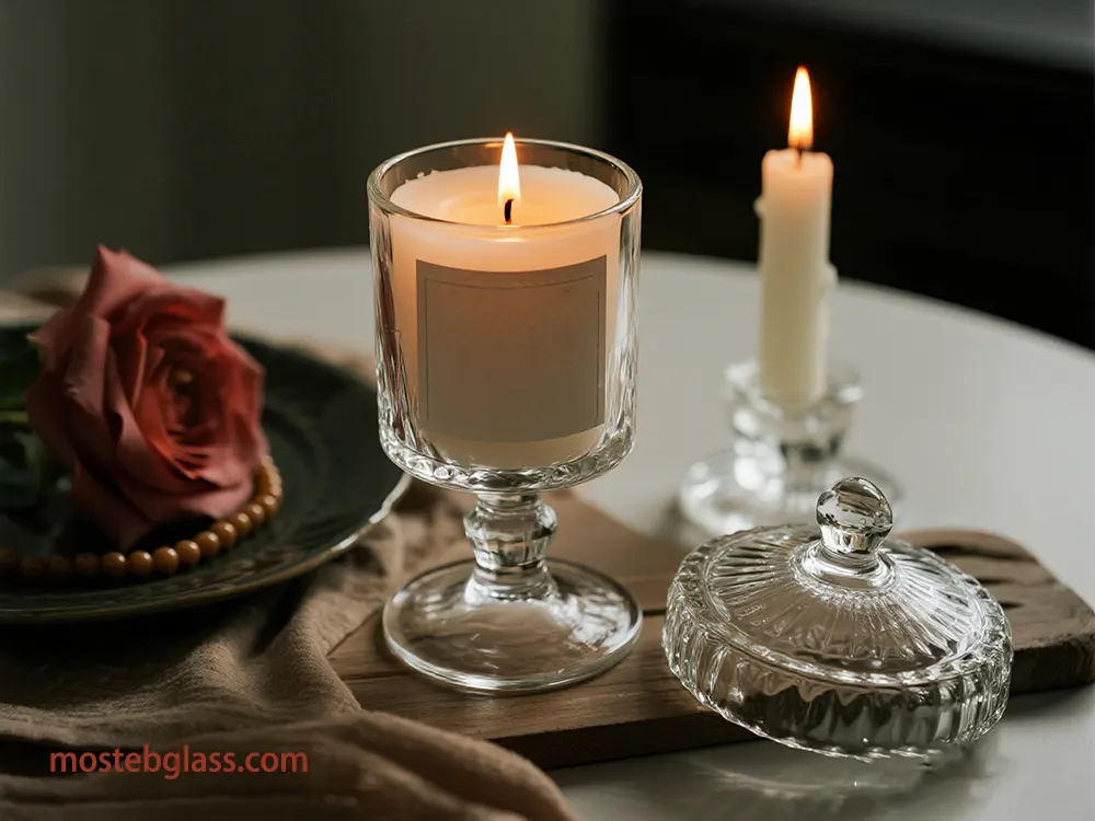 glass candle jars factory