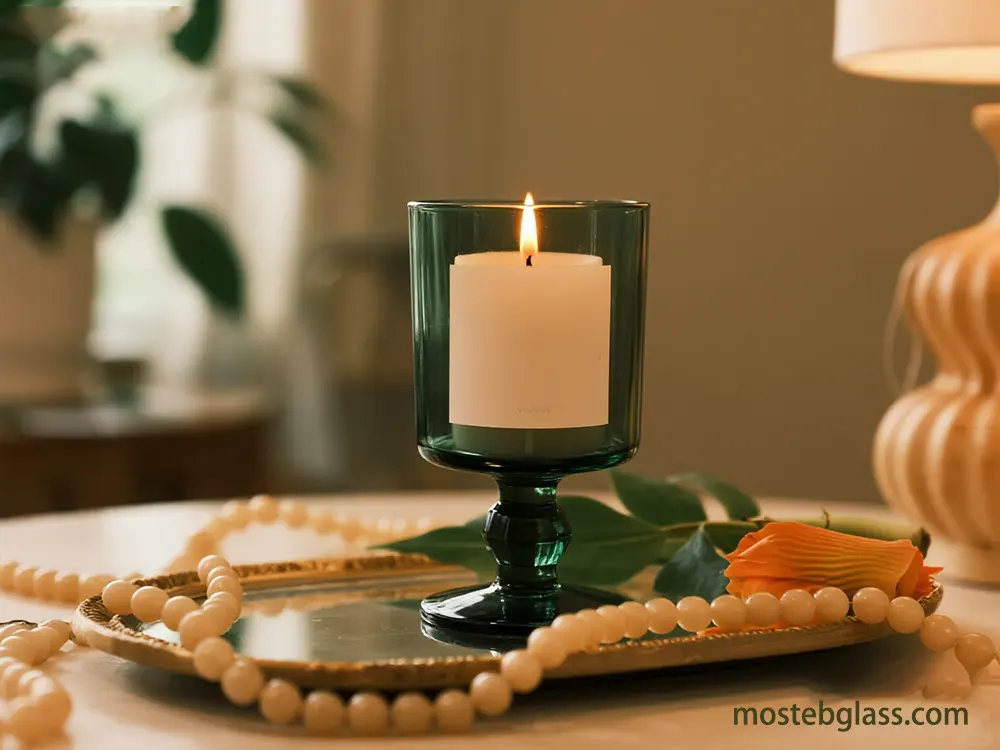 glass candle jars factory