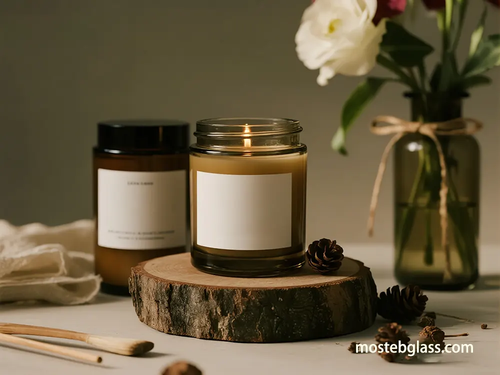 glass candle jars supplier