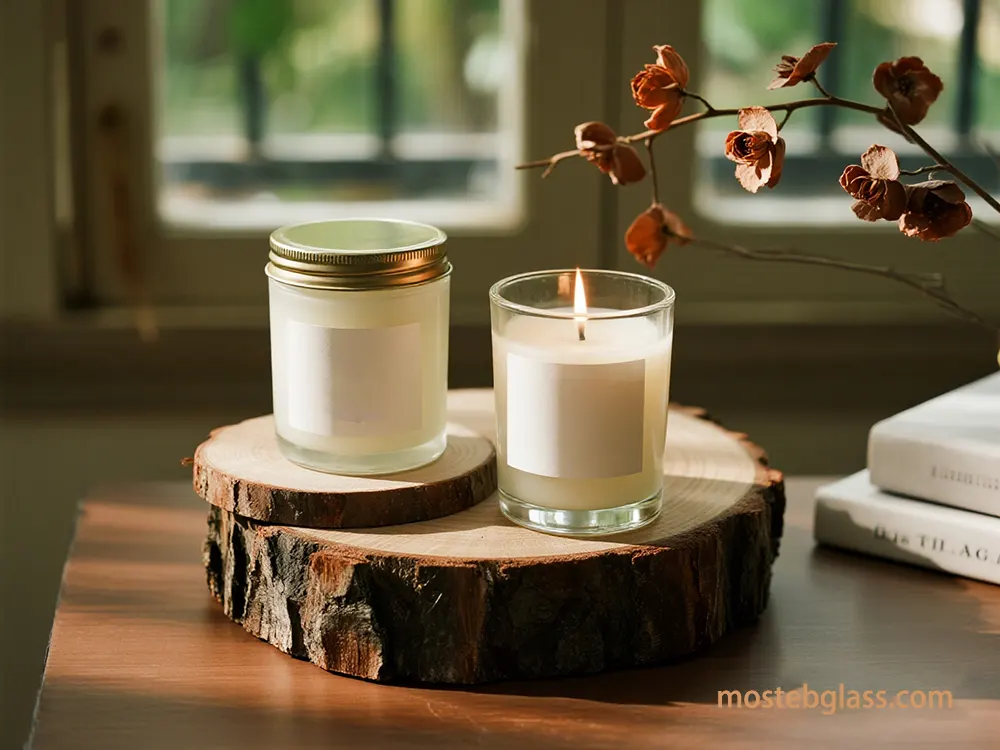 glass candle jars vendor