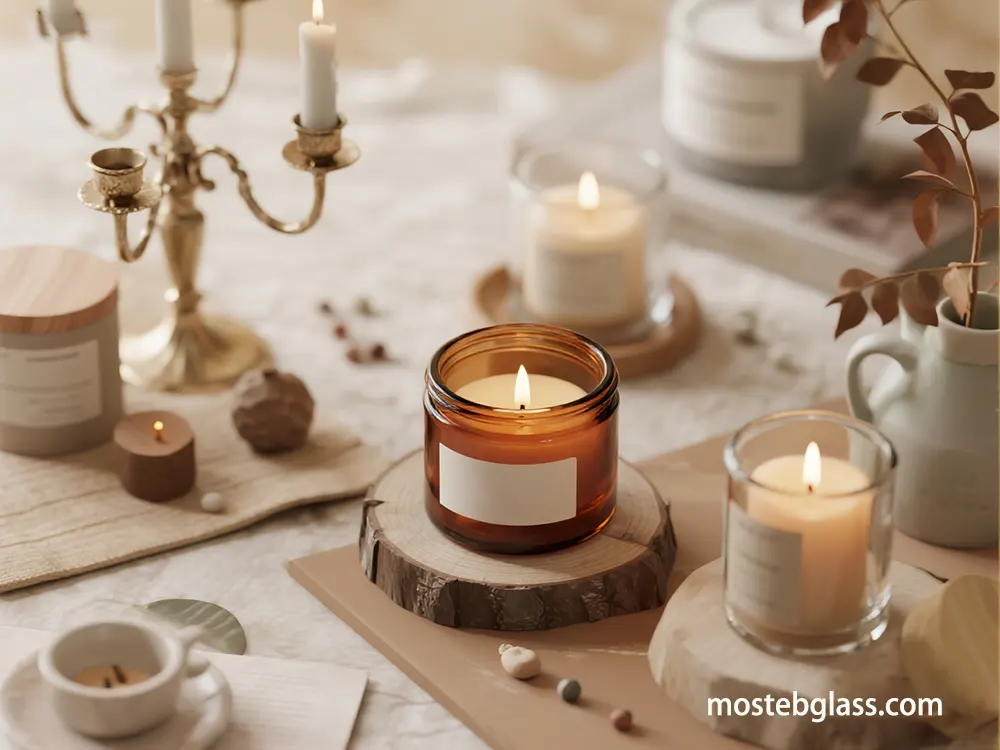 glass candle jars vendor