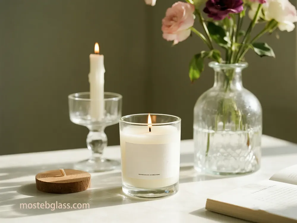 glass candle jars distributor
