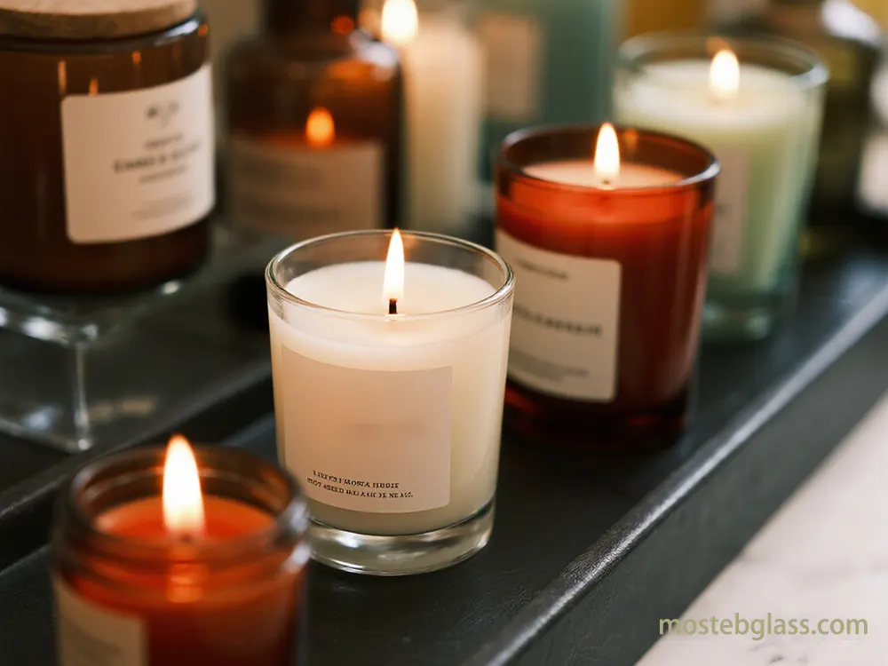 glass candle jars importer