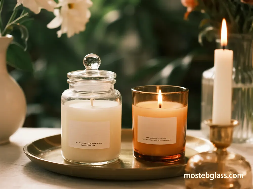 glass candle jars wholesaler