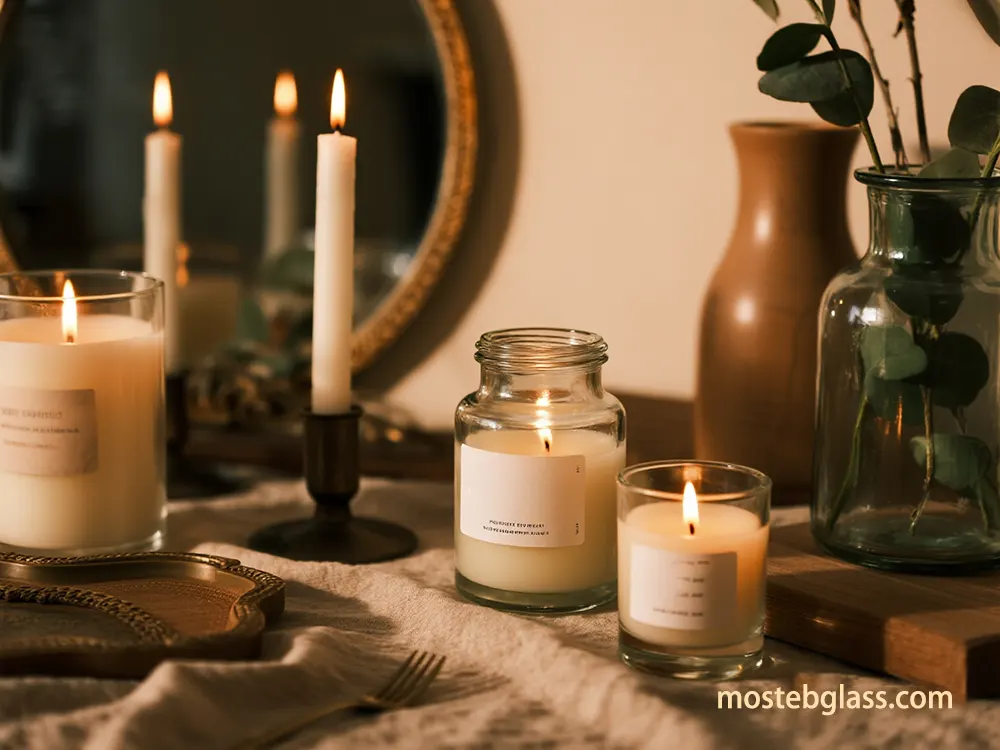 glass candle jars wholesaler