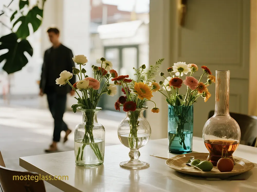 glass flower vase company