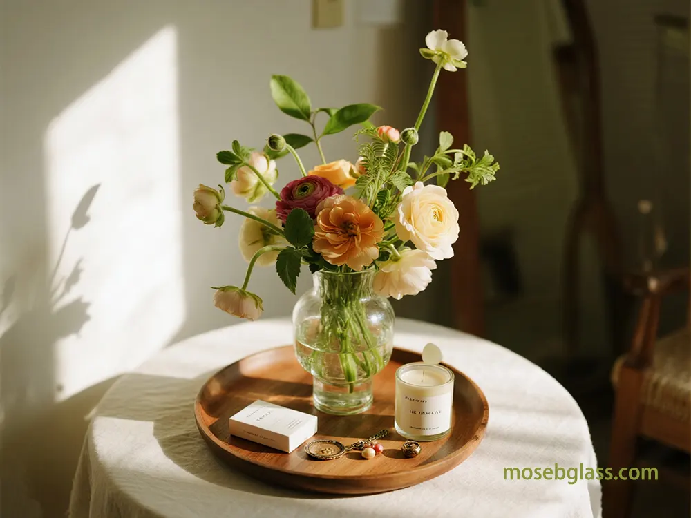 glass flower vase wholesaler