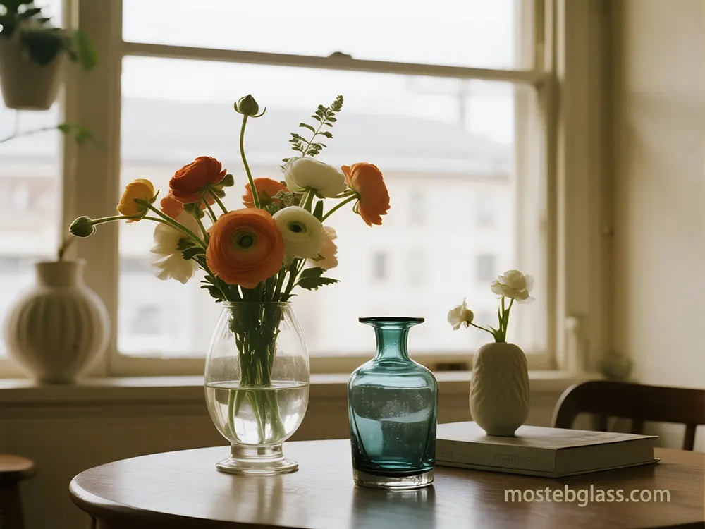 glass flower vase wholesaler