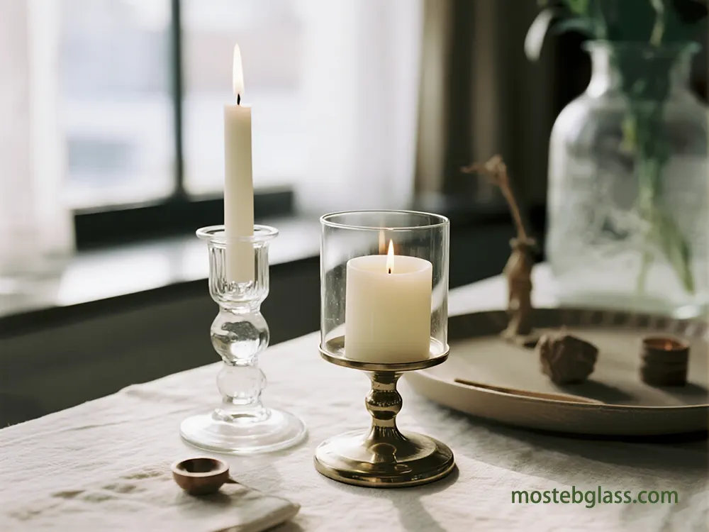 glass candle holders supplier