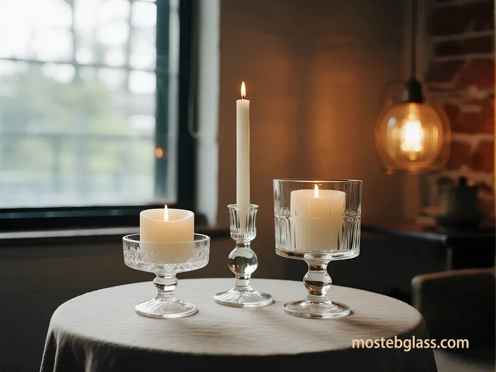 glass candle holders supplier