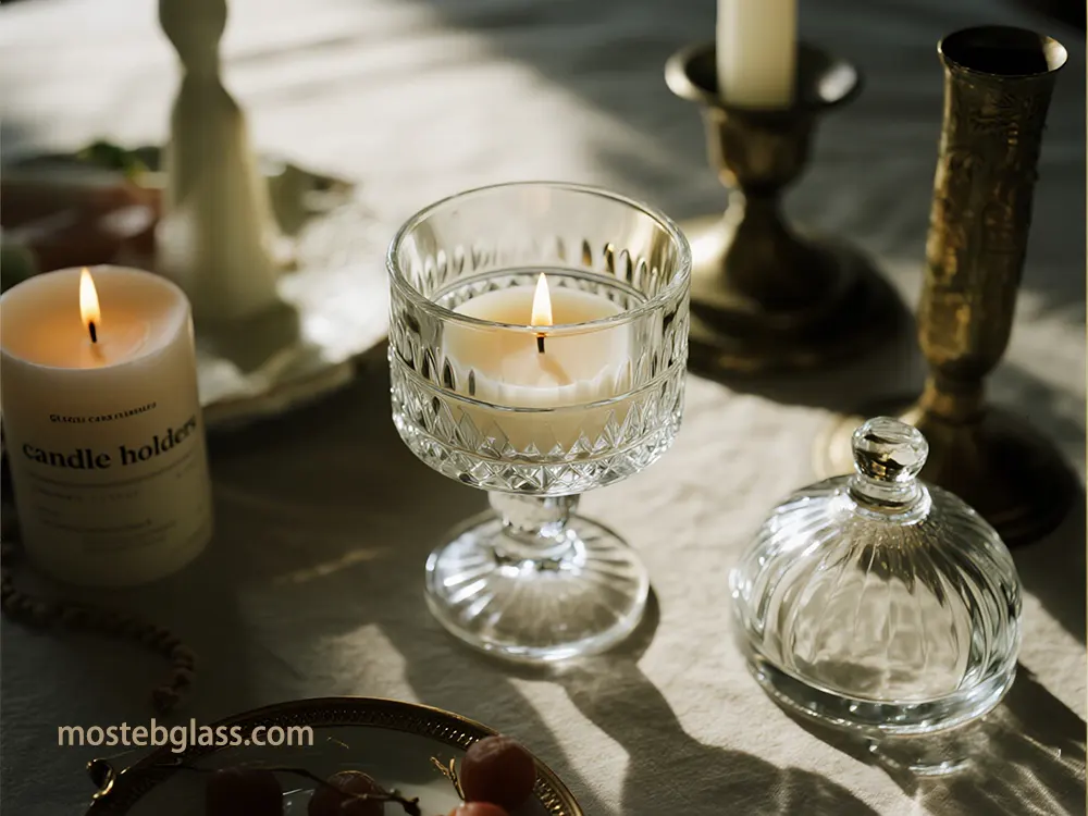 glass candle holders vendor