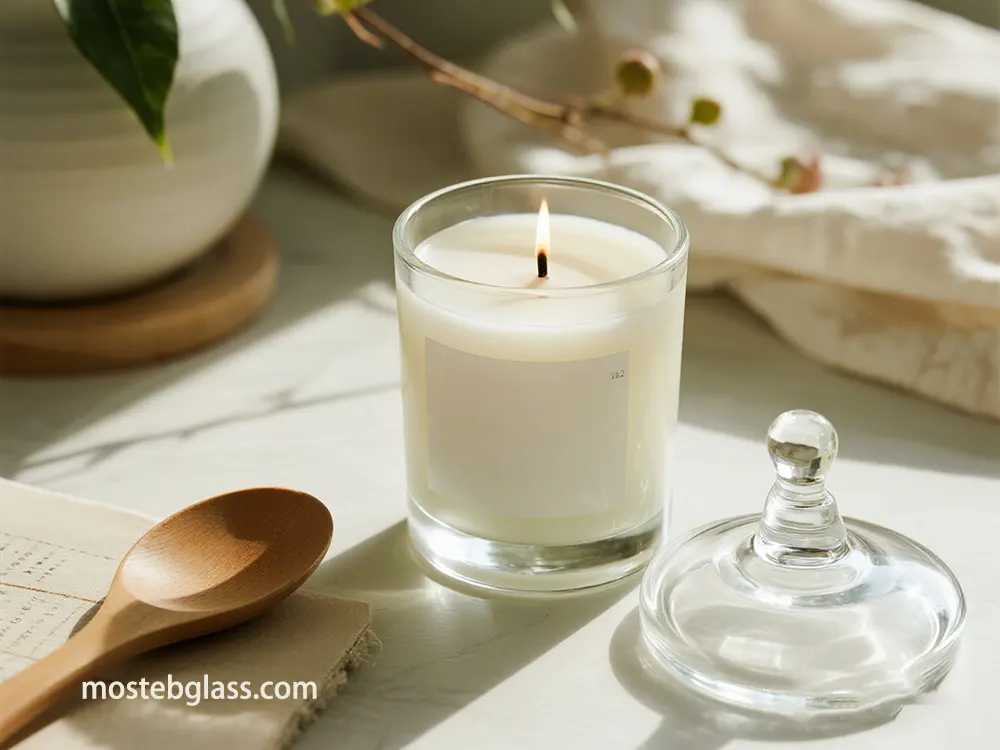 üveg gyertyatartók ömlesztett