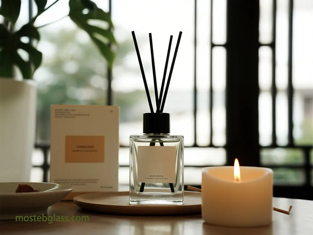 square glass diffuser bottles manufacturer