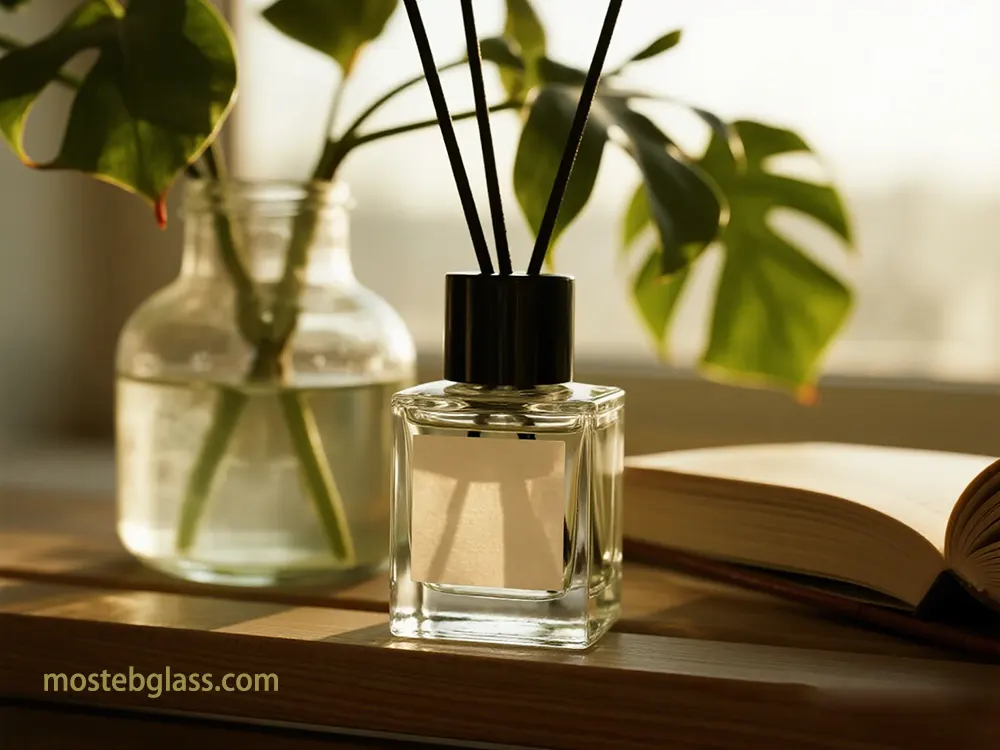 square glass diffuser bottles supplier